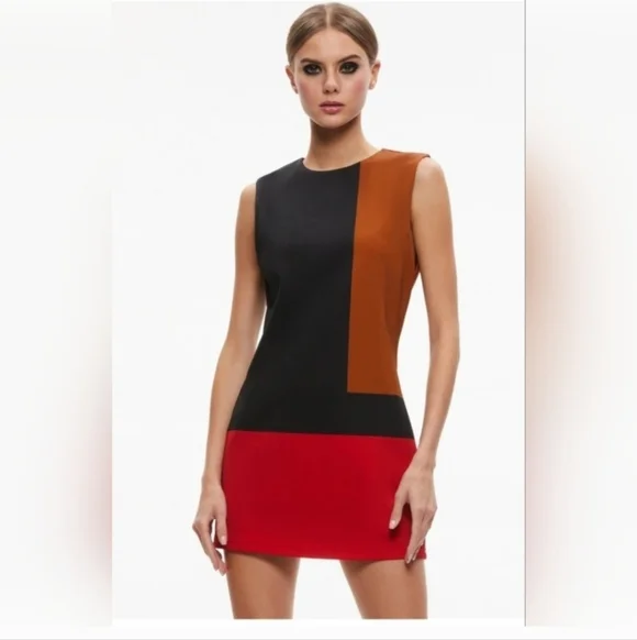 ALICE + OLIVIA WYNELL MINI DRESS SIZE 12 NWOT $495 - Picture 7 of 16